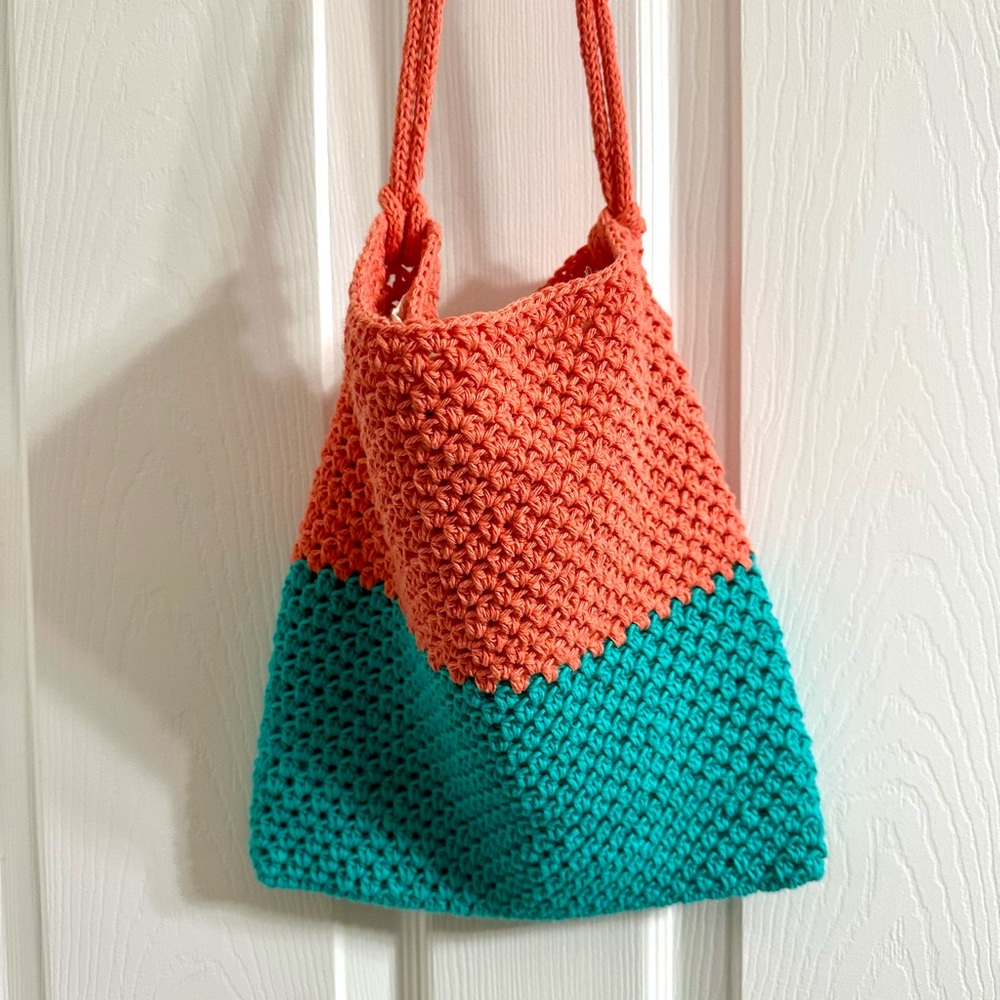 New / Crochet cotton bag